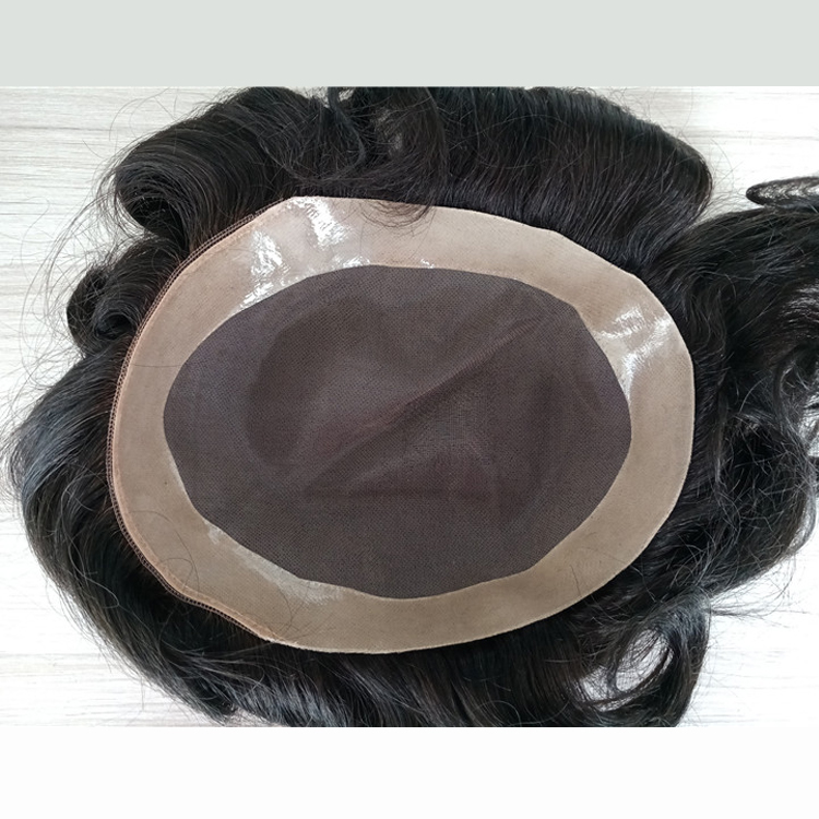Mens Wigs Mono With NPU Toupee For Men Hot Sale Online Real Human Hair Toupee LM409  